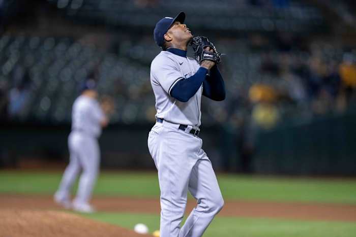 Yankees closer Aroldis Chapman